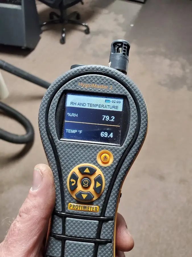 Moisture meter humidity assessment for Fire & Smoke Damage Restoration in Mililani Mauka