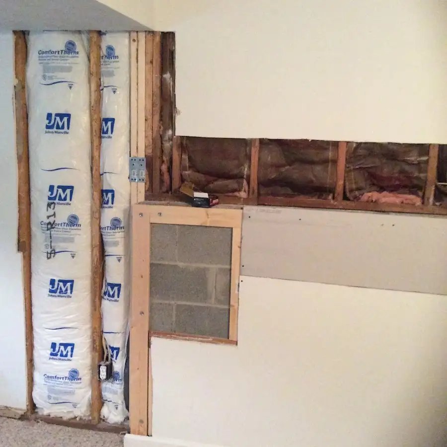 Wall insulation replacement during Structural Drying in Mililani Mauka